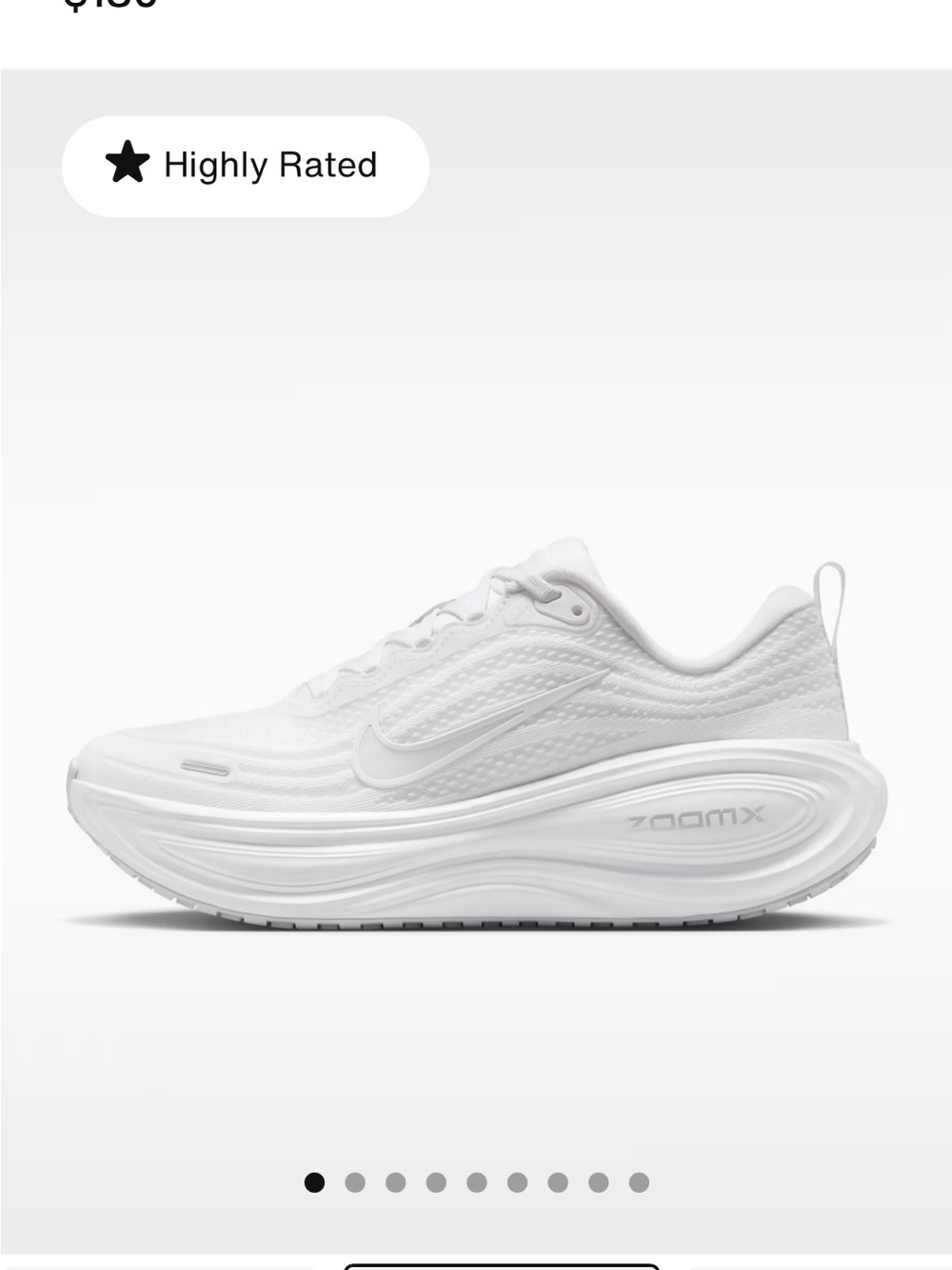 NEW Nike Women's Vomero Plus All-White Running Shoes - Picture 2 of 4